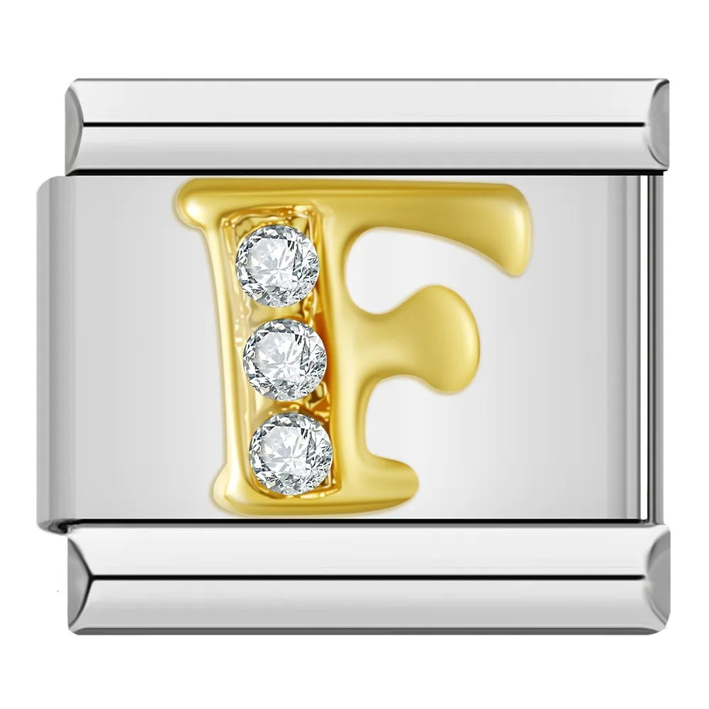 Letter F - Silver
