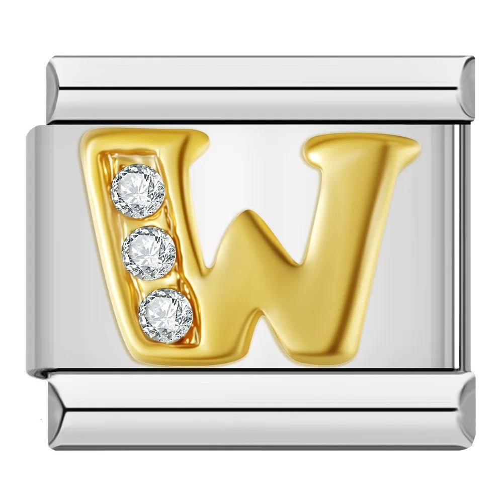 Letter W - Silver
